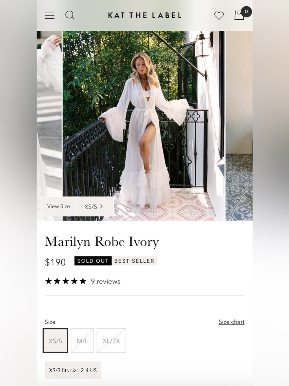 Kat The Label - Marilyn Robe / Bridal Robe